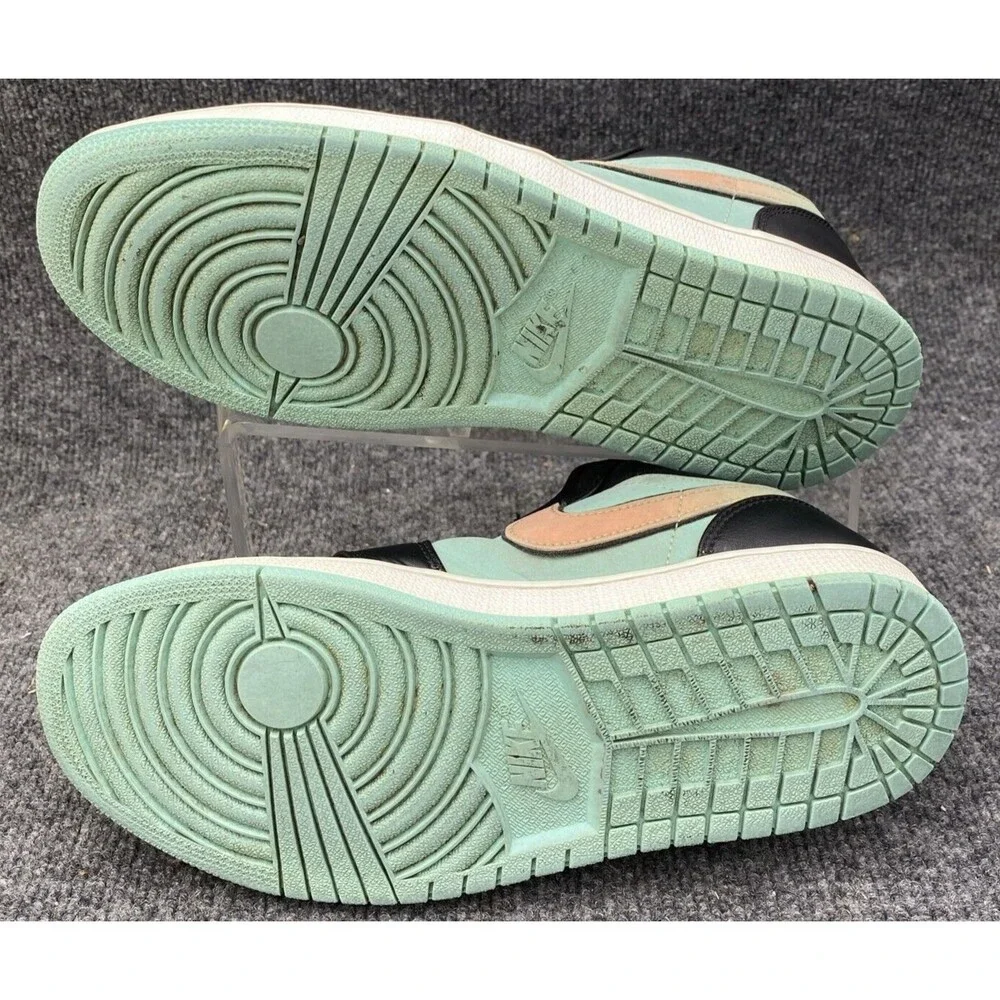 Air Jordan 1 Low SE Tropical Twist Men's Size 9.5 Teal Black Sneakers CK3022-301